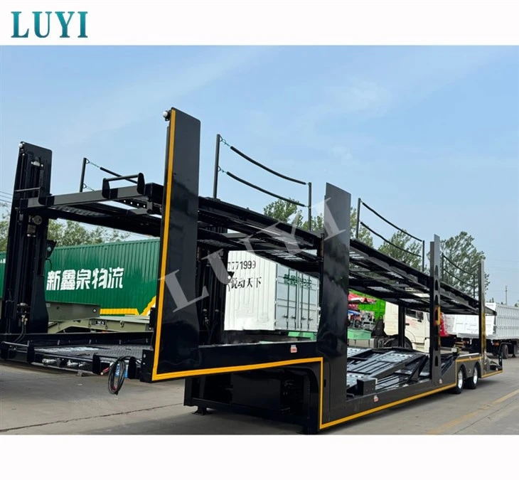 40 Ton 60 Ton Steel Car Hauler Trailer 10 Cars Transport Semi Trailer high quality 40 Ton 60 Ton Steel Car Hauler Trailer 10 Cars Transport Semi Trailer high quality