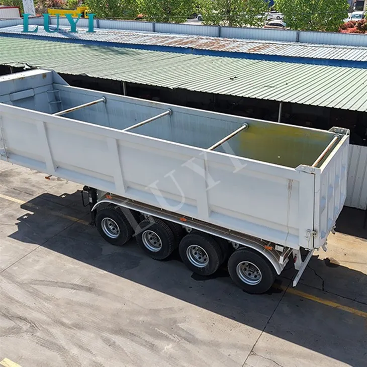 Heavy Duty 4 Axle Tipper Trailer high quality
