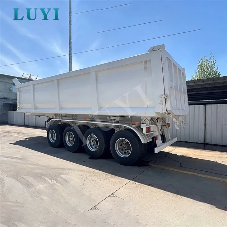 Heavy Duty 4 Axle Tipper Trailer factory