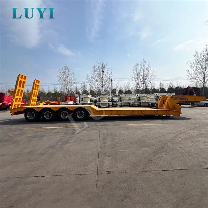 Professional Four Axle Gooseneck Lowbed Supplier suppliers